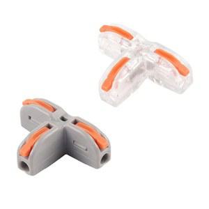 푸시인 와이어 레버 너트 컴팩트 커넥터 접합 단자대 도체 R9UF