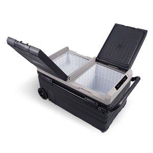 [툴콘]듀얼 개별온도설정 차량 술장고 캠핑 냉장고 냉동고 75L