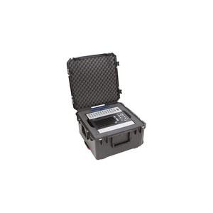 커스텀 컷 인테리어, 스테인리스 스틸 잠금 루프, QSC 터치믹스-30 프로 디지털 믹서용 오버사이즈 핸들이 있는 SKB 케이스 i시리즈 2222-12 방수