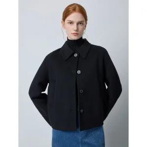 [CC콜렉트](하남점)[씨씨콜렉트][C-Exclusive]핸드메이드 칼라 크롭 자켓_C244MSG155