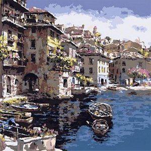 명화 그리기 키트 브러쉬 페인팅 (WFGWSAN)