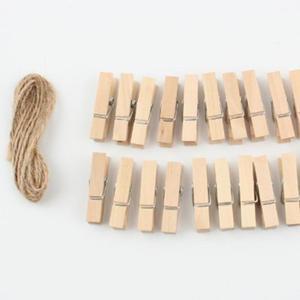 [JHQP60P5_4B]나무 노끈 폴라로이드 포토 사진걸이