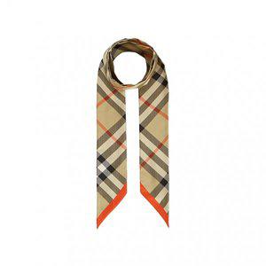 [버버리](김해점) 체크 스키니 스카프 LG VTG RVS SILK 8088136 (남여공용)