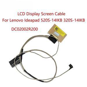 교체용 노트북 LCD 디스플레이 스크린 케이블 레노버 아이디어패드 520S-14IKB 320S-14IKB DC02002R200