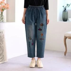 [엄마옷 로즈맘] 두바패치청바지