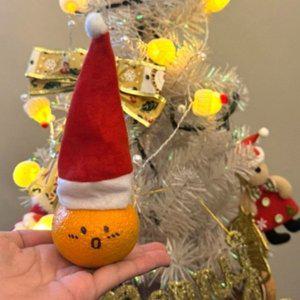 크리스마스 와인병 산타모자