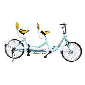 2인 자전거 24인치 이색 성인 패밀리 야외 라이딩 1. 24인치 V브레이크 블루