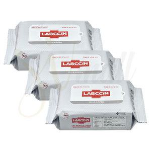 애경 랩신 손소독 티슈 20매 x 3개 휴대용 알콜 항균물티슈