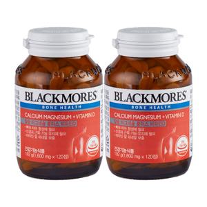 블랙모어스 NEW 칼슘 마그네슘 비타민D, 120정, 2개