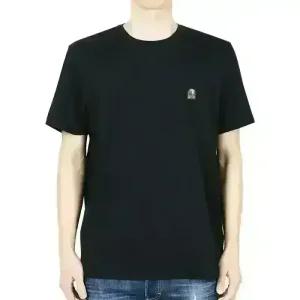 디몬트 파라점퍼스 남성 와펜 패치 라운드넥 반팔(블랙) PMTS EY29 0541