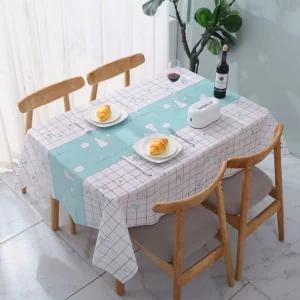 러빙홈 아이스크림 방수 식탁보 2p세트 (137x180cm)/방수식탁보/방수테이블보/식탁커버/캠핑테이블보/4인용