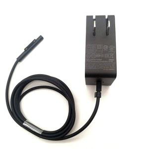 마이크로소프트 서피스 고 프로 4 프로 용 태블릿 충전기 인텔 코어 M3 735 AC POWER LOGIC 어댑터 24W 5V .6A