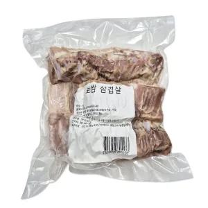 삼겹 보쌈 수육 순살 슬라이스 1kg(냉장 족발 돼지고기 한식 편육)