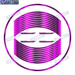 혼다 VTR1000F VTR 1000F 오토바이 17 인치 전면 및 후면 휠 허브 스티커 데칼 방수 반사 림 스티커