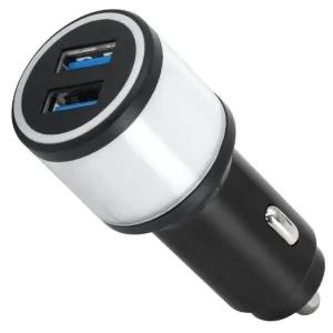 차량용 무드등 충전기 시거잭 AP19 컬러 USB+USB (WFHUOGI)