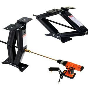 카라반 자키 브래킷 트레일러 캠핑카 아웃트리거 휴대용 다리 고정식 고하중