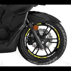 QJMOTOR Fort 150 2023 용 하이 퀄리티 오토바이 휠 스티커 스트라이프 반사 림 신제품