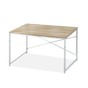 스틸프레임 세련원목 상판 책상 오피스 테이블 1200x600