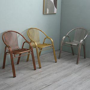 야외 알루미늄 테라스 수영장 의자 스틸 가벼운