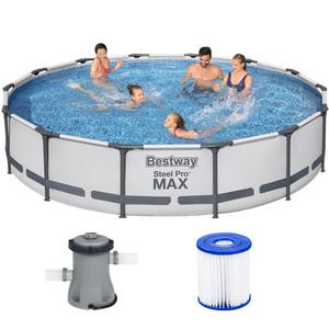 베스트웨이 대형 원형기둥 풀장 여과기세트 BW_56595 (427x84cm)