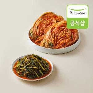 [보리보리/풀무원]풀무원 사계절 아삭 포기김치 4kg+열무김치 2kg