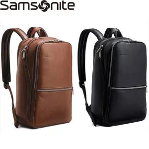 쌤소나이트 노트북 서류가방 슬림 가죽 직장인 회사원 백팩 126036