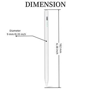 터치 스크린용 스타일러스 펜, iPhone/iPad/태블릿 Android/Microsoft Surface용 모든 호환 가능(Whit