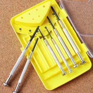 얇은 드라이버 세트 소형 시계 안경 수리 공구세트/비트 일자 라쳇 양용 전공 드라이브 코너 주먹 도라이