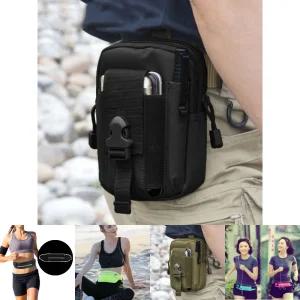 (블랙) 서바이벌 허리벨트 보조가방/등산/힙색/여행/보조가방/스포츠/허리/가방/운동/자전거/벨트백/허리백