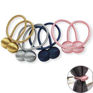 고품질 커튼 끈 정리끈 후사 고리 자석 정리 (WFH0SJN)