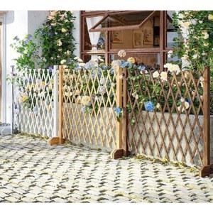 자바라 원목 휀스 펜스 삽입형 가드닝 단문 안뜰 가정용 난간 야외 파티션 조경 기둥