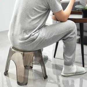 투명 다용도 욕실의자 미끄럼방지 간이의자 발받침 대형