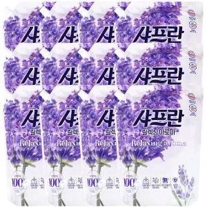 엘지생활건강 샤프란 시어버터 릴렉싱아로마 리필 2.1L 12개