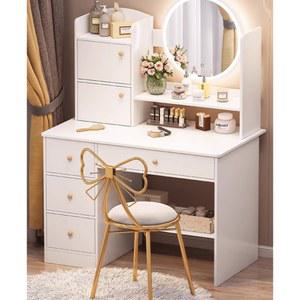화장대겸책상 원목 학생 여자아이 대학생 화장대세트 좁은집