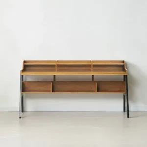 디자인 원목 2000 책상 고무나무 철재책상