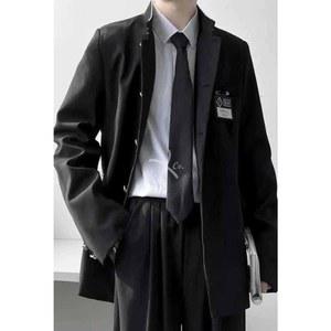 남자 교복 블랙 롱스커트 정장 여름 세트 졸업사진 옷 옛날교복