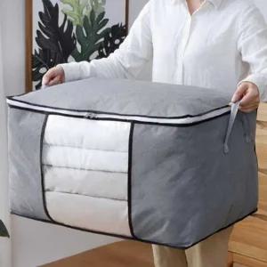통기성부직포이불정리함 이동식 특대형 이불정리함 수납 부직포가방 이동식