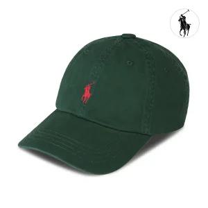 폴로 랄프로렌 코튼 치노 볼캡 클래식 야구 모자 컬리지 그린 710667709031