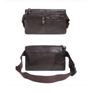 에스깔리에 소가죽 슬링백 남성 힙색 데일리백