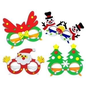 만들기대장 EVA 크리스마스 안경 겨울 랜덤1종 겨울 크리스마스 눈사람