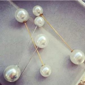 럭셔리 단아한 진주핀 쌍진주 브로치 순금카네이션 카네이션브로치 설날선물 효도선물 24K순금