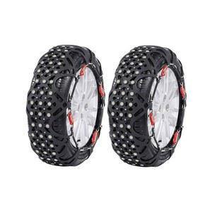 자동차 타이어 체인 비상용 스노우 미끄럼 방지 승용차 TPU 휠 스트랩 눈 내리는 비 오는 2개 155/70R13