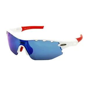 [셀러에이드]화이트레드 피닉스 블루 렌즈색 고글 주니어