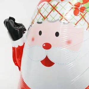 크리스마스 은박 산타풍선 쥬니어쉐입 크리스마스 장식 파티 선물 꾸미기 어린이집