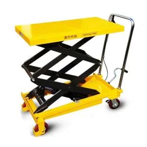 이동형 유압리프트 테이블 카트 지게차 운반기 끌차