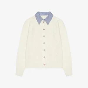 [베스띠벨리] 베스띠벨리 스트라이프 셔츠 레이어드 가디건BKCCB29700