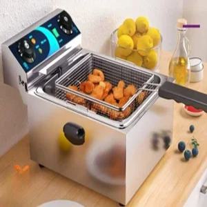 업소용 튀김기 전기 가정용 미니 소형 기계 치킨 감자 탁상형 치킨집튀김기 전기튀김기