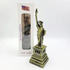 미국 뉴욕 자유의여신상 황동 모형 24cm 맨하탄 여신상 기념품 미니어쳐 피규어 세계 주요도시