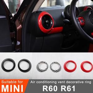 미니 JCW 컨트리맨 자동차 에어컨 환기구 장식 링  인테리어  스티커  튜닝 악세사리  R60 R61