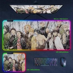 LED RGB 마우스패드 대형 게임용 컴퓨터 키보드패드
